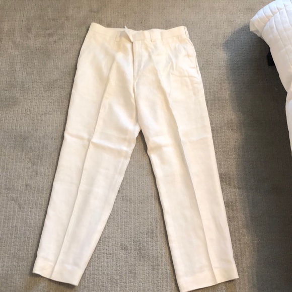 calvin klein linen pants
